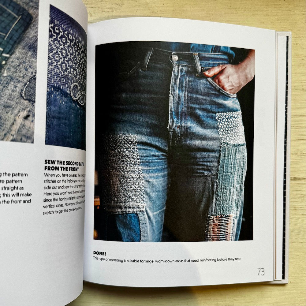 Mending with Sashiko