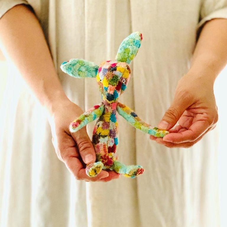 Mimster Kit - Mosaic Embroidery Rabbit Kit
