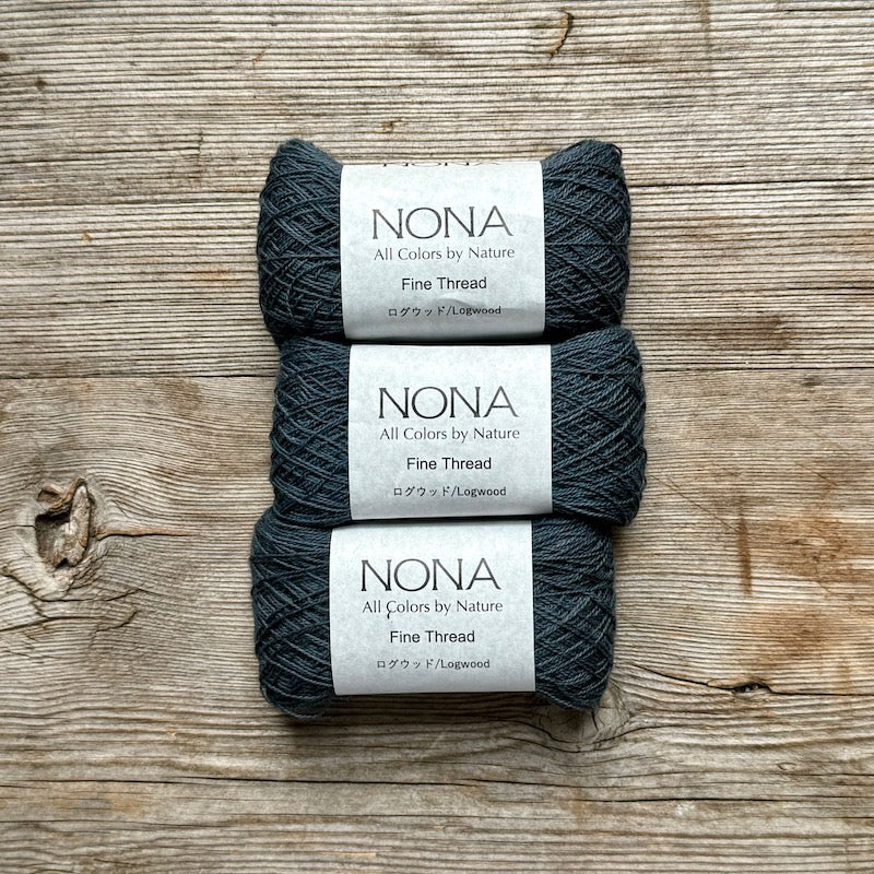 NONA Naturally Dyed Indigo Cotton Thread Single Bundles