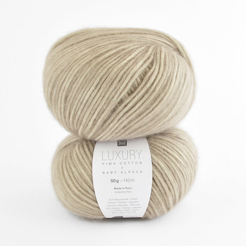 Rico - Luxury Pima Cotton x Baby Alpaca