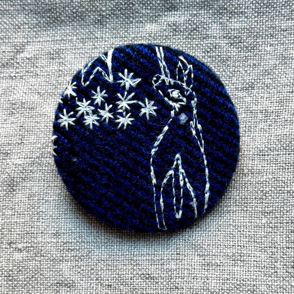 Minä Perhonen Circle Brooch (Small)