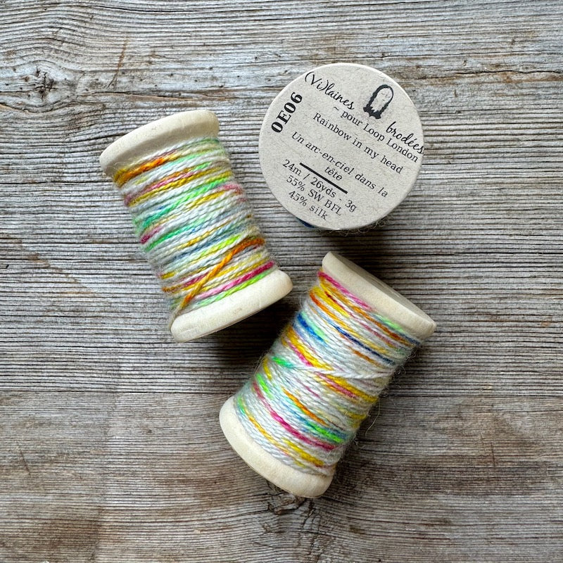 (Vi)laines -  Wool + Silk Embroidery Thread Spools