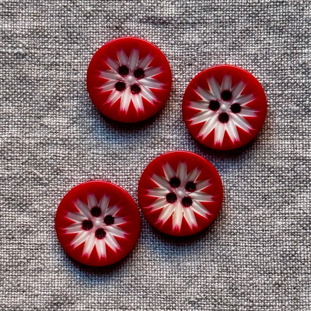 Corozo Flower Button