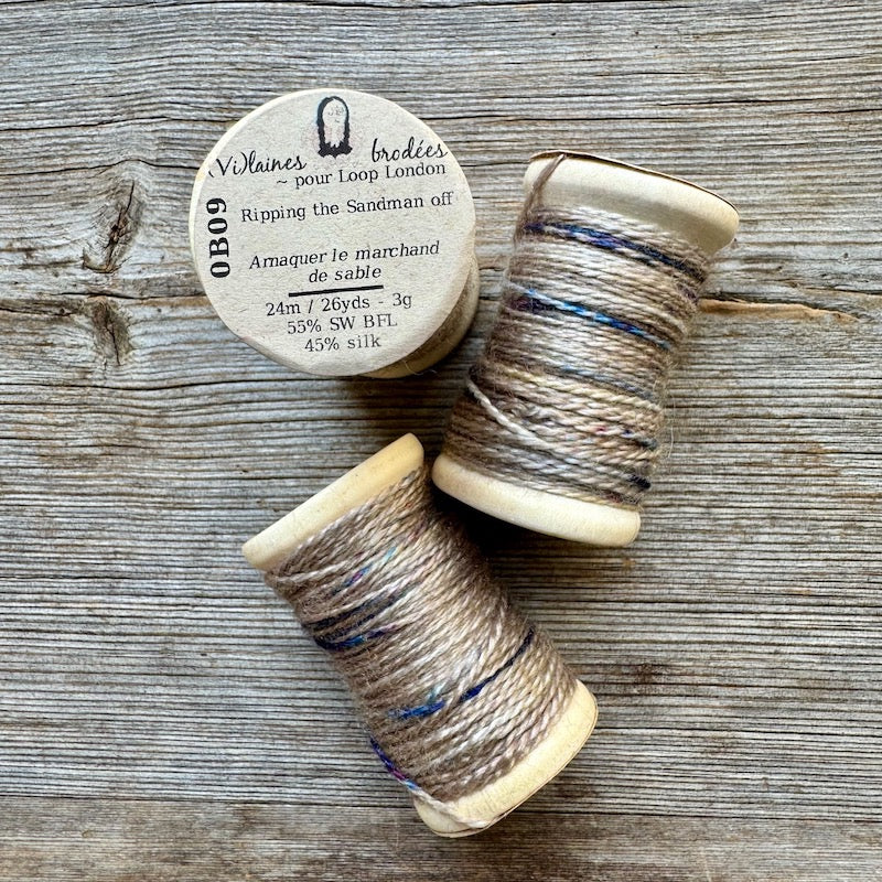 (Vi)laines -  Wool + Silk Embroidery Thread Spools