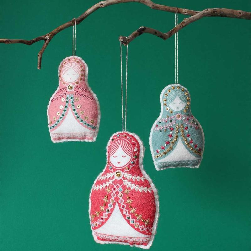 Sewyeah - Matryoshka Trio Embroidery Kit