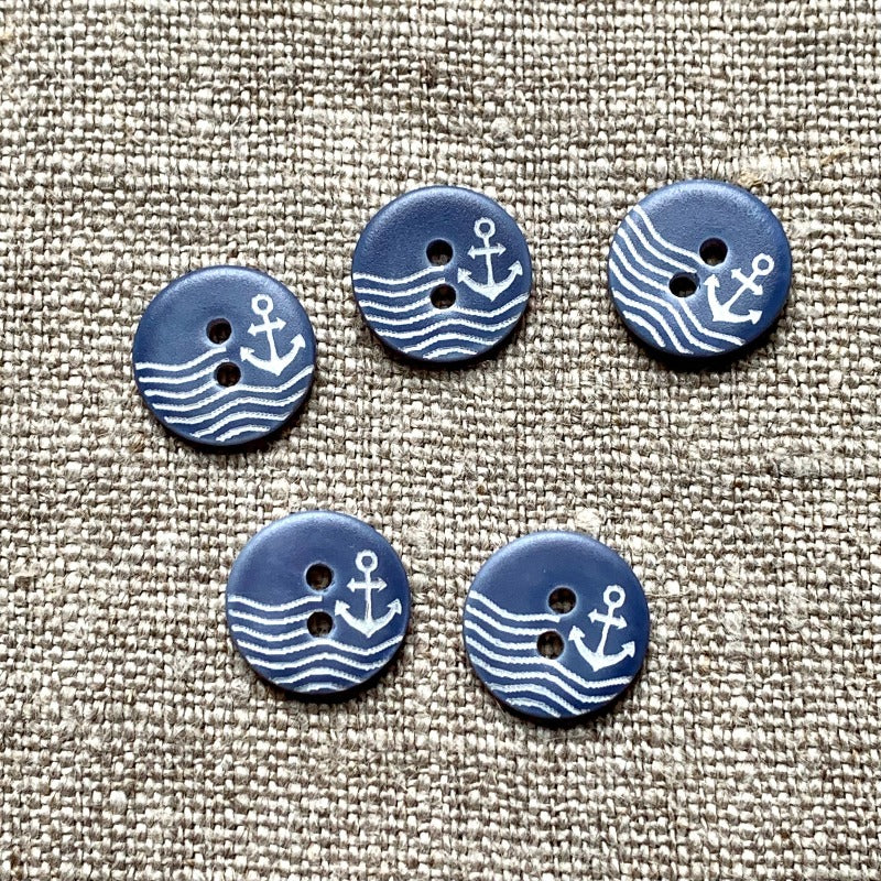 Sailor Rivet Buttons Sailor Buttons — Loop Knitting