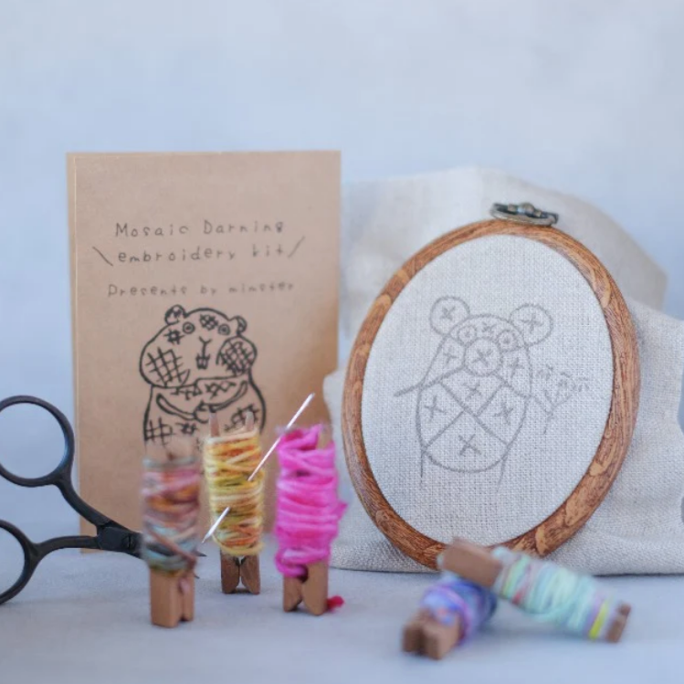 Mimster Kit - Mosaic Embroidery