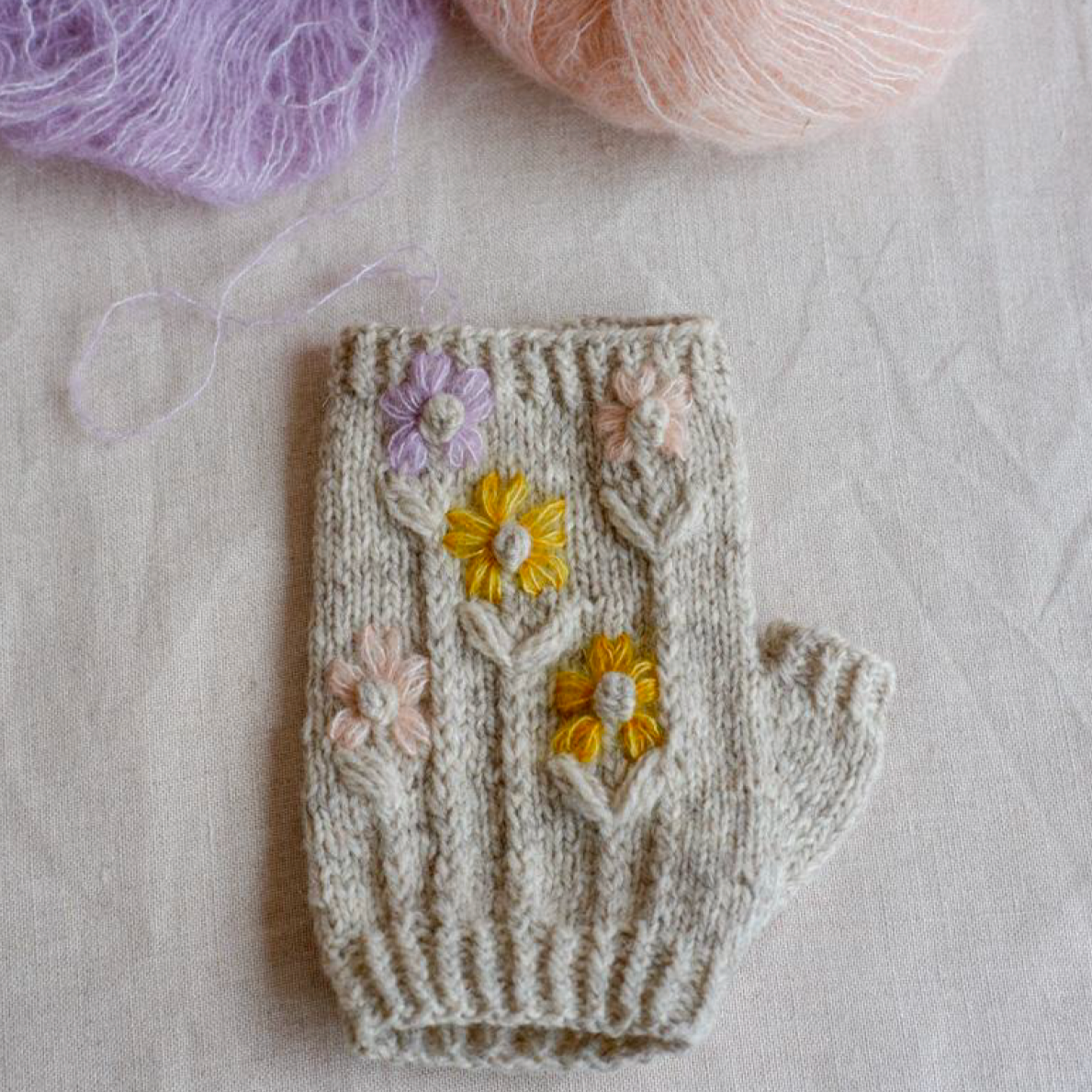 Welcome to my Garden Mittens Kit — Loop Knitting