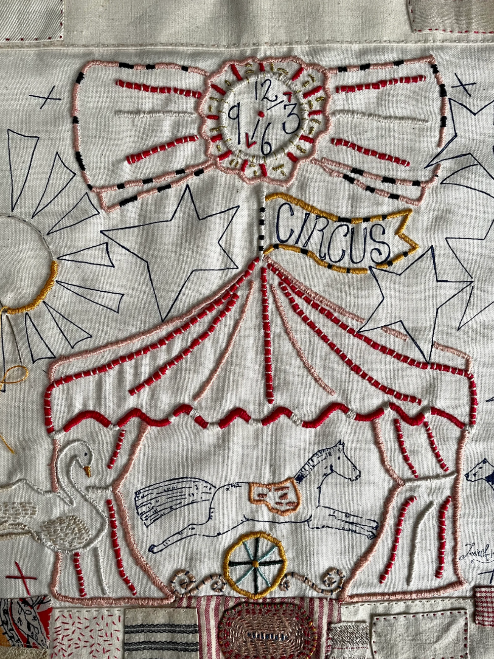 Jessie Chorley - Le Cirque Embroidery Template