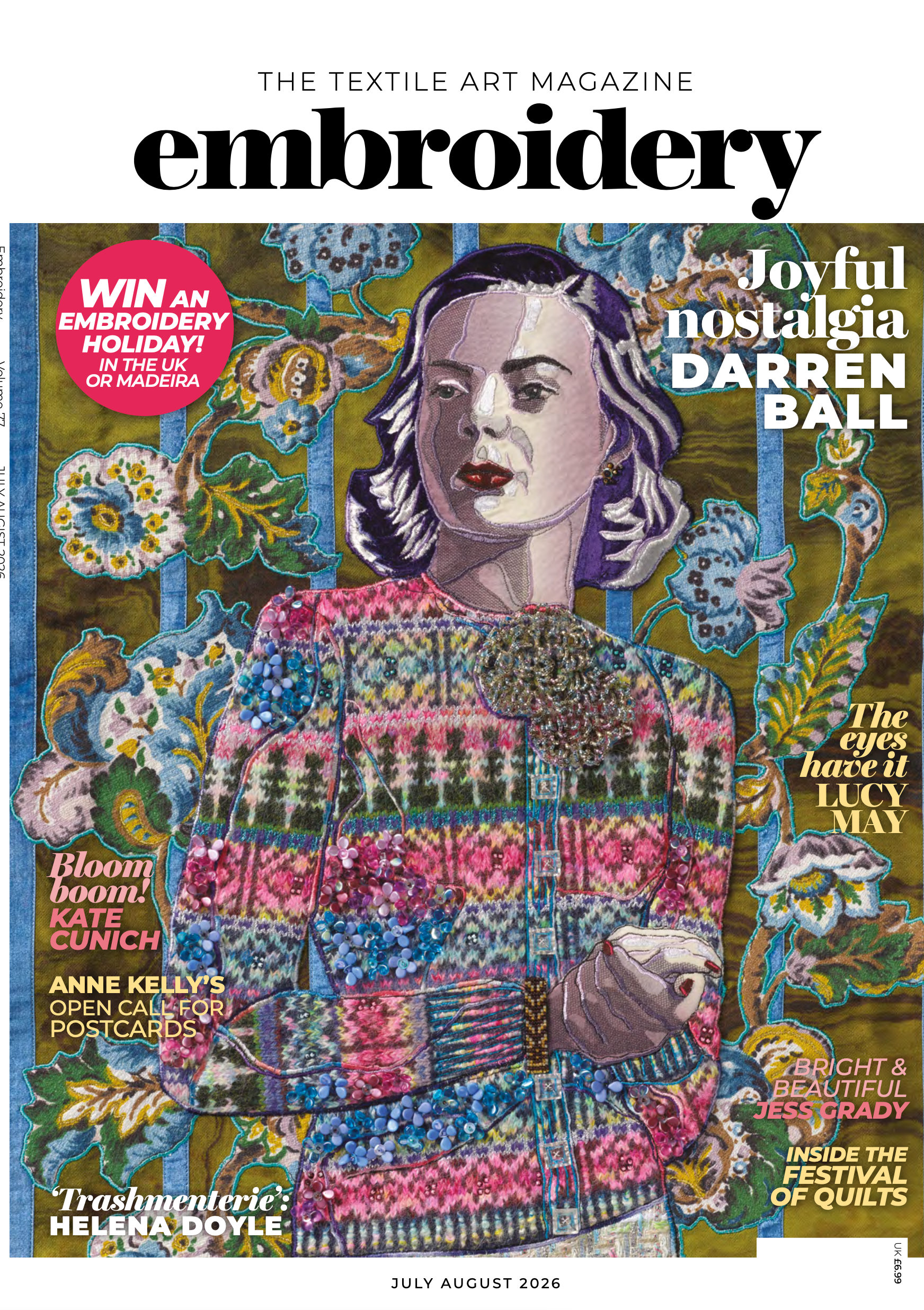 Embroidery Magazine -  July/August 2026