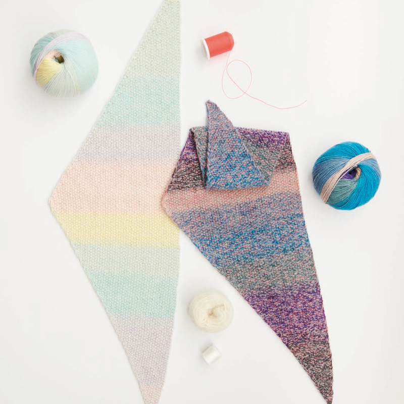 Mini Shawl Pattern Rico Mini Shawls — Loop Knitting