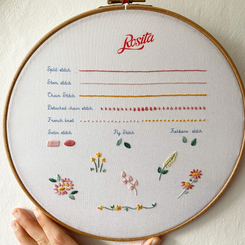 Rosita Studio - Beginner Floral Embroidery Workshop