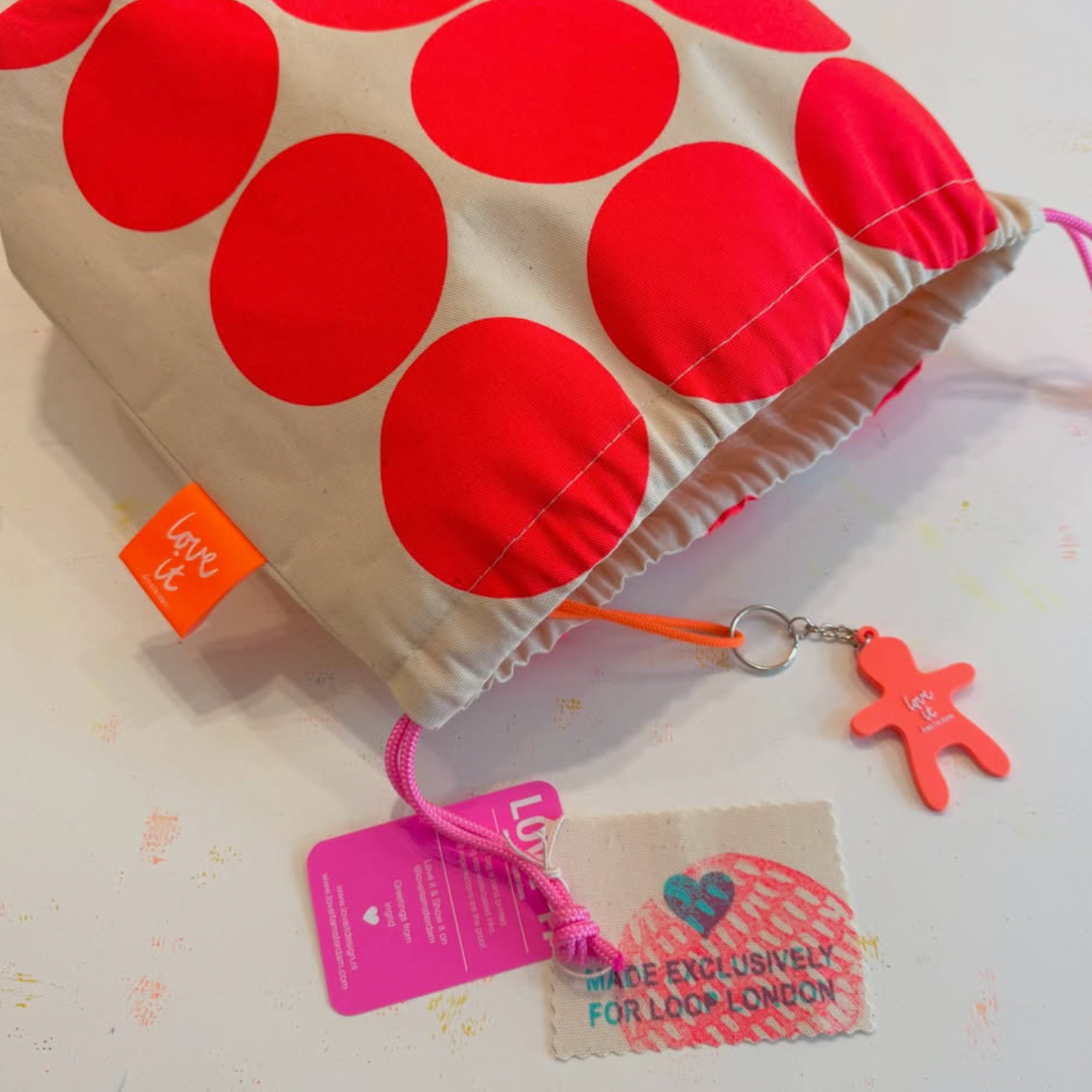 Love It - Large Drawstring Bag  PREORDER