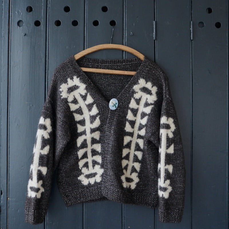 Loop Six of Daisies Cardigan Pattern - Main Image