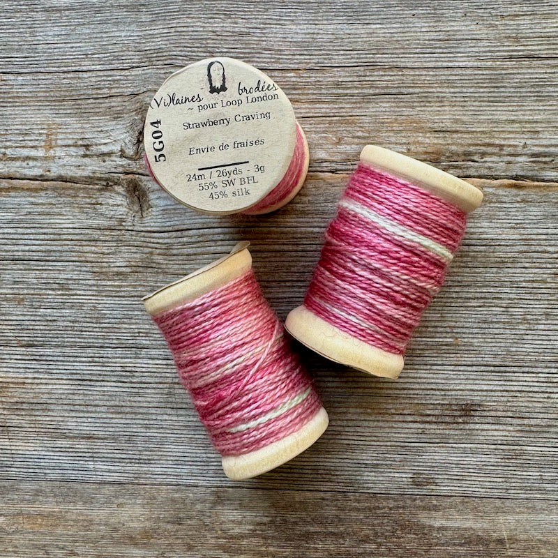 (Vi)laines -  Wool + Silk Embroidery Thread Spools