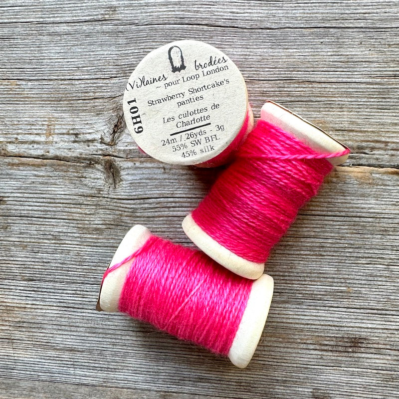 (Vi)laines -  Wool + Silk Embroidery Thread Spools