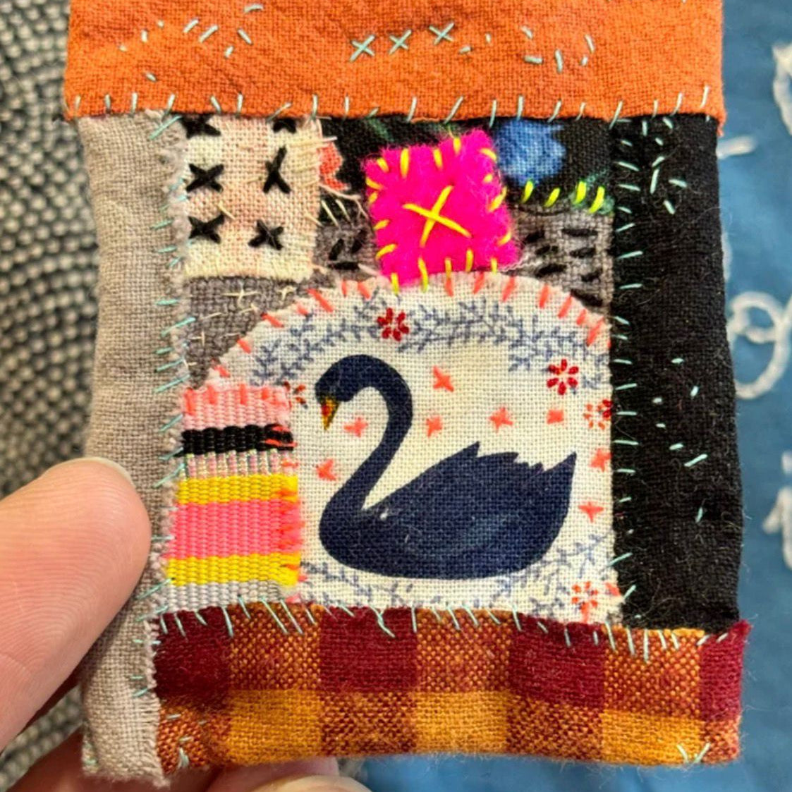 Aitor Saraiba - Mini Quilt Swan