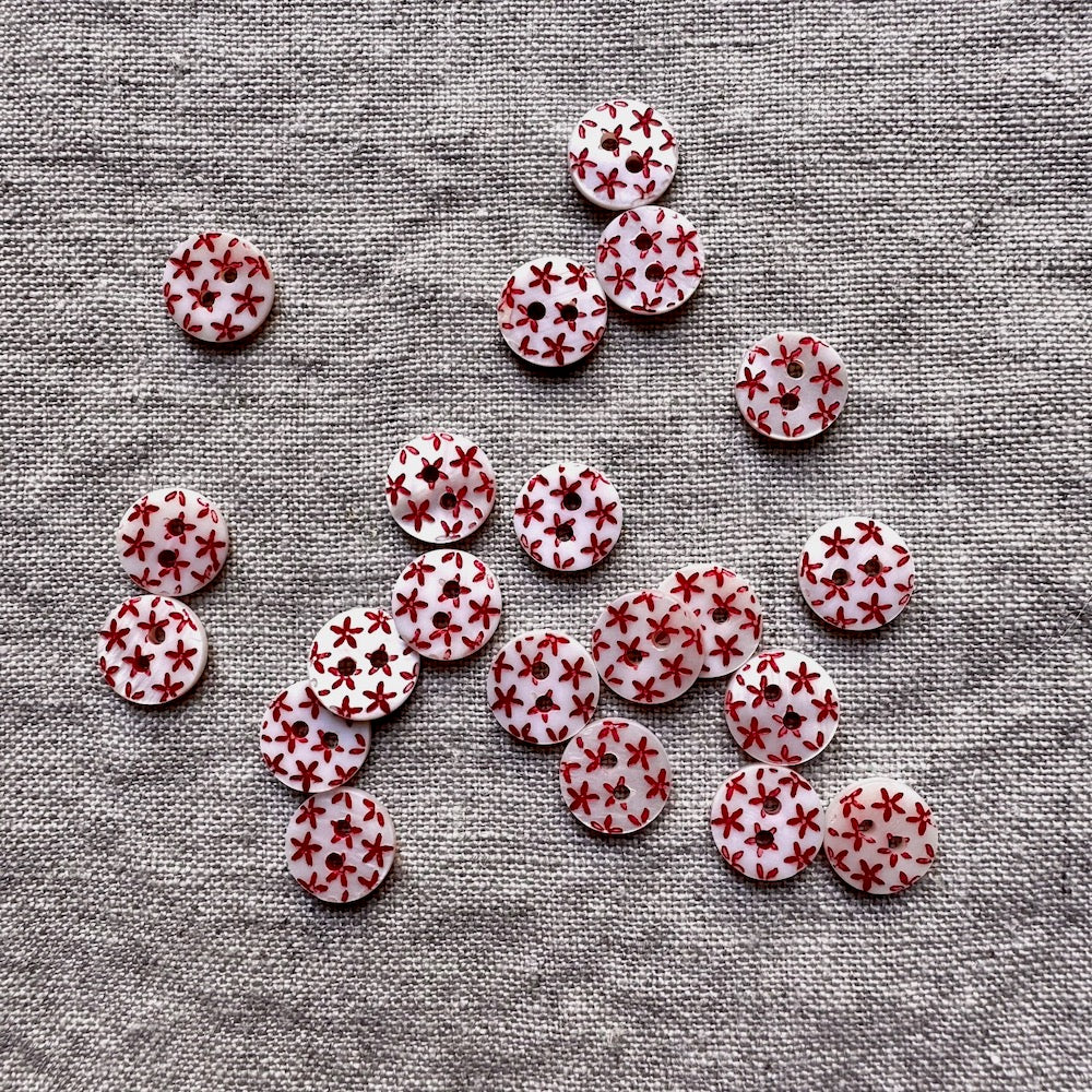 Tiny Stars Shell Button