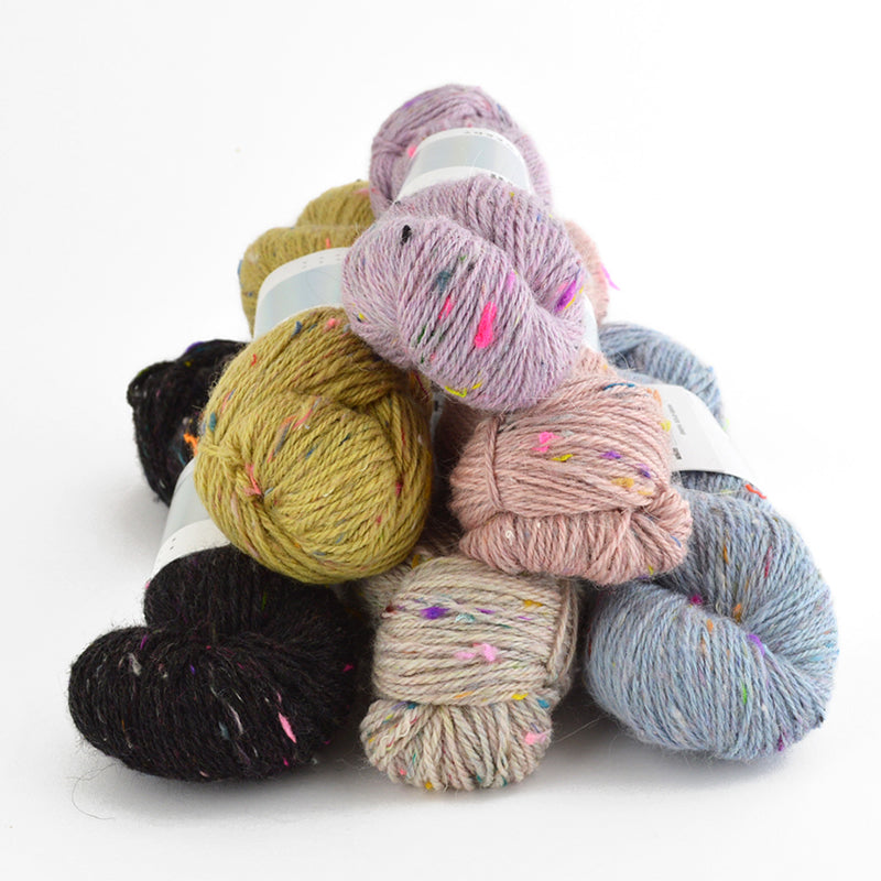 Hedgehog Fibres - Tweedy Yarn - 1 Skein-Plum Blomme view 4