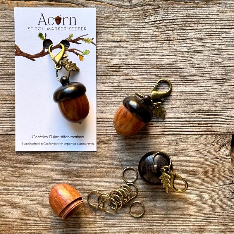 Little Acorn Stitch Marker Case