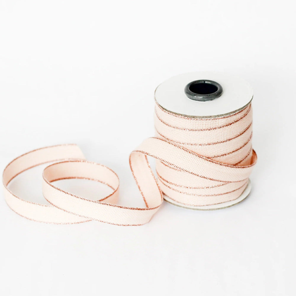Studio Carta - Cotton Ribbon with Metallic Edging