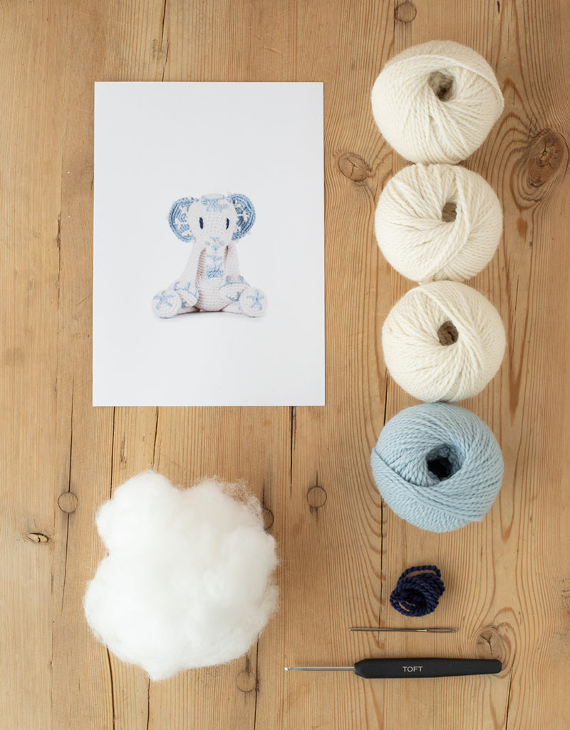 Toft - Denby the Elephant Crochet Kit