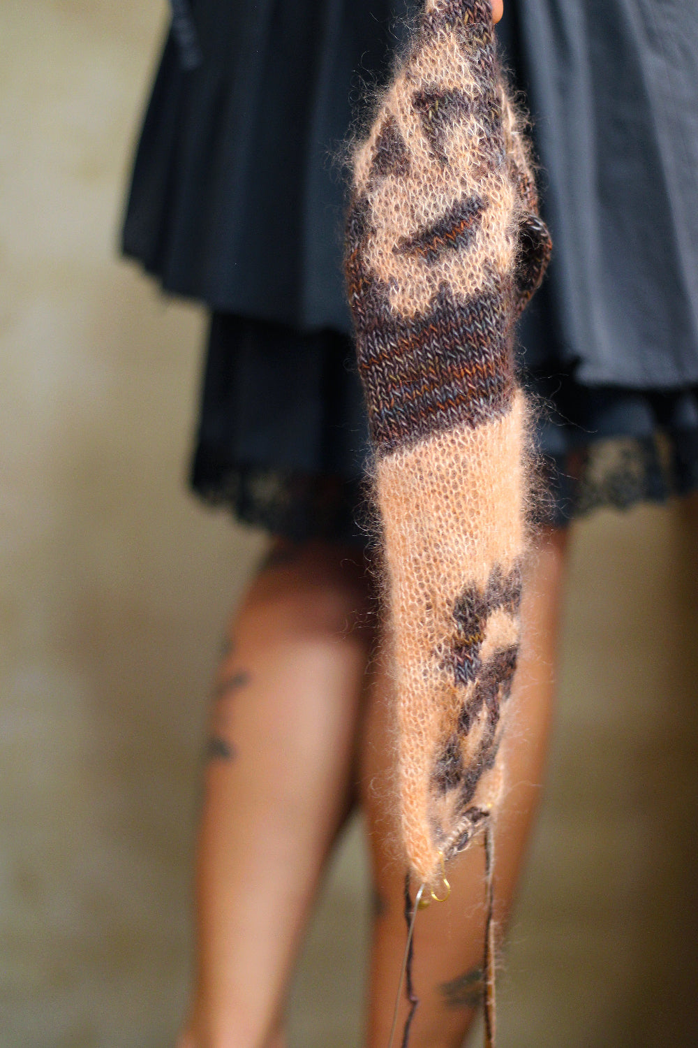 Yama Yarn - Two of Daisies Lil' Scarflette Kit