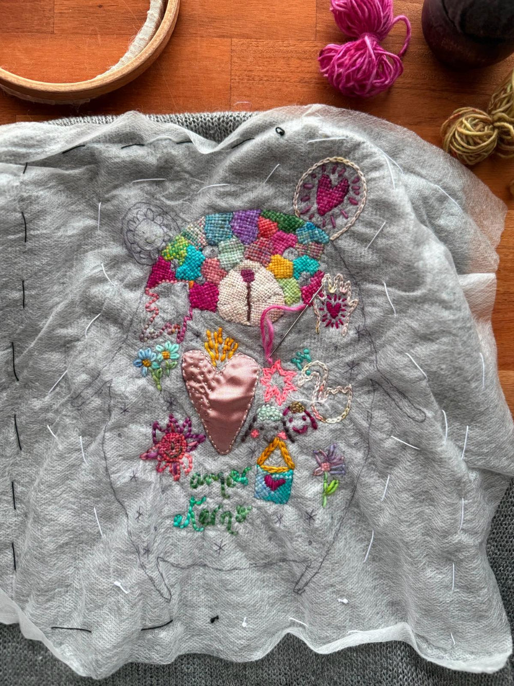 Aitor Saraiba × Tomomi Mimura (mimstermade): Embroidered Bear Kit