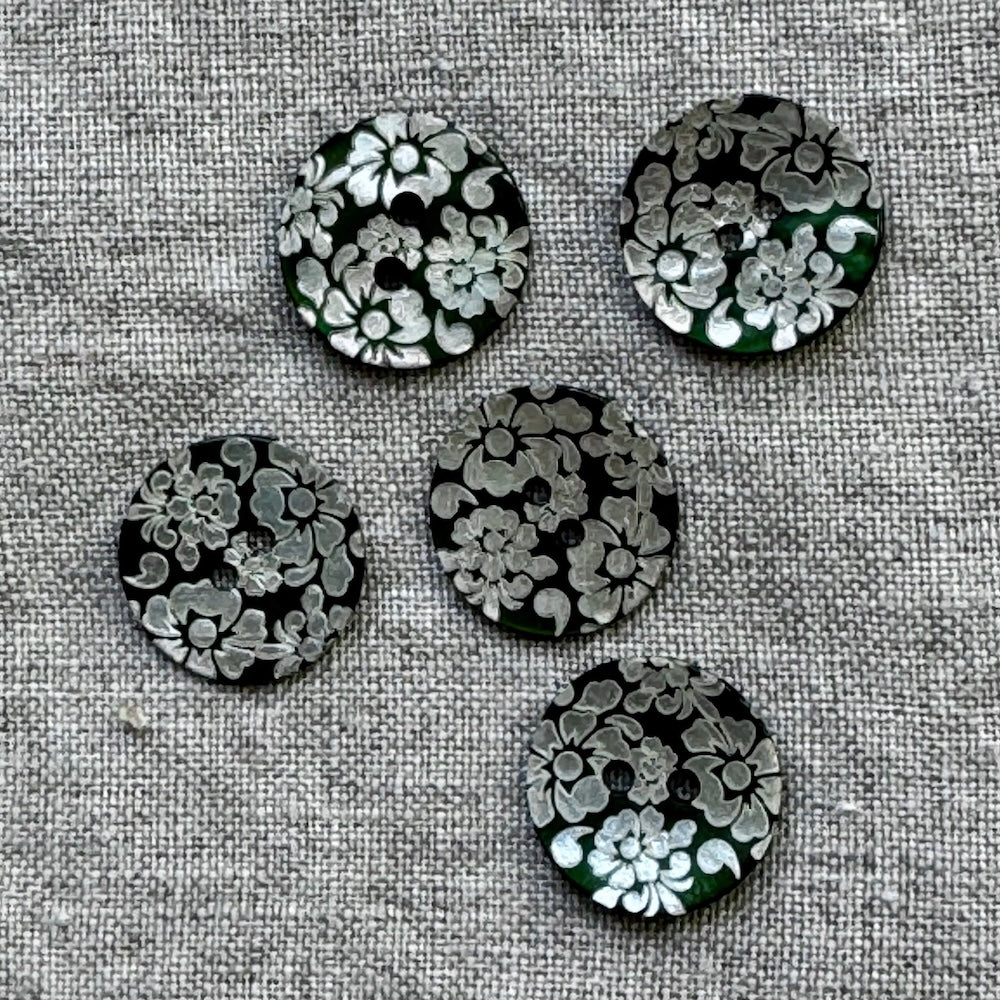 Flower Shell Button