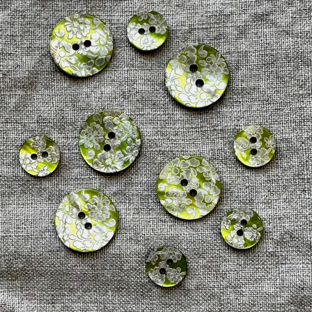 Flower Shell Button