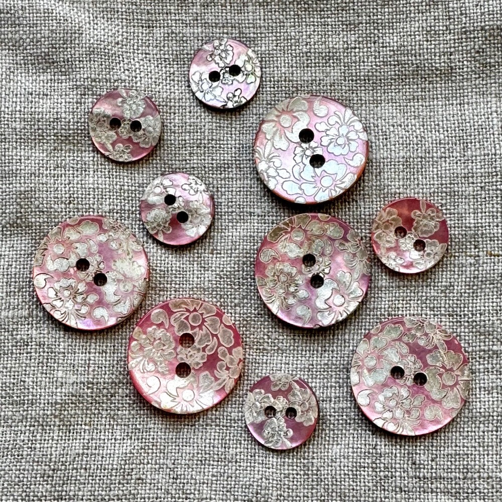 Flower Shell Button