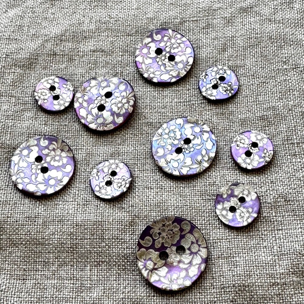 Flower Shell Button