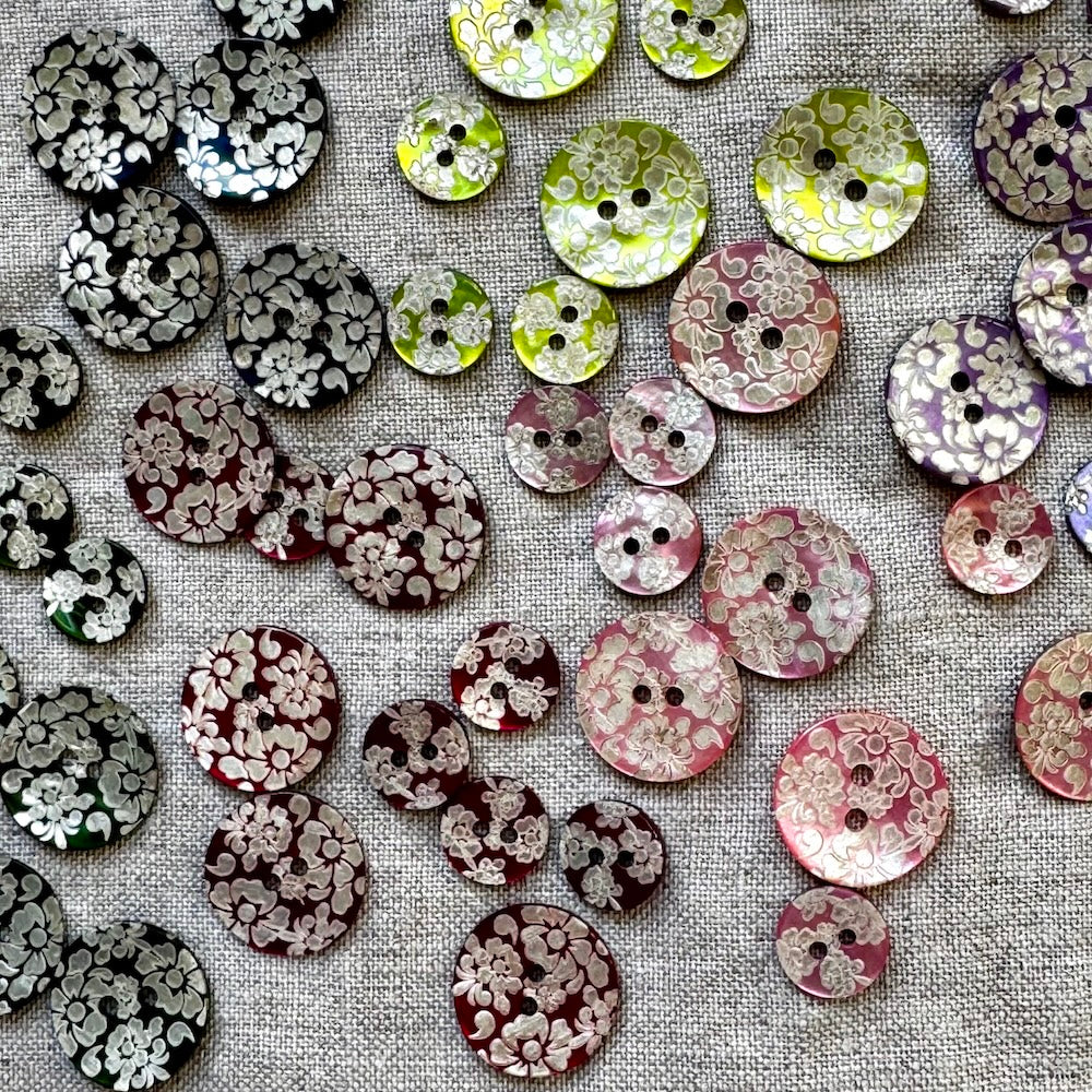 Flower Shell Button