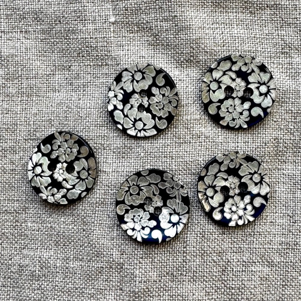 Flower Shell Button