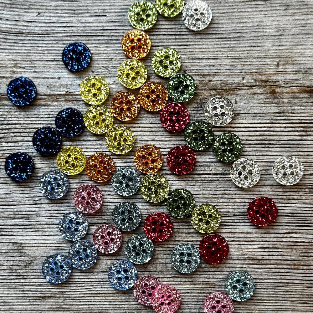 Glitter Buttons