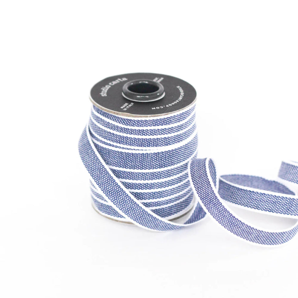 Studio Carta - Cotton Ribbon with Metallic Edging