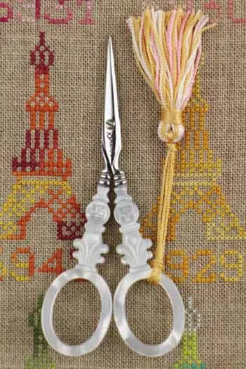Sajou Scissors - Mother of Pearl style Swan Scissors