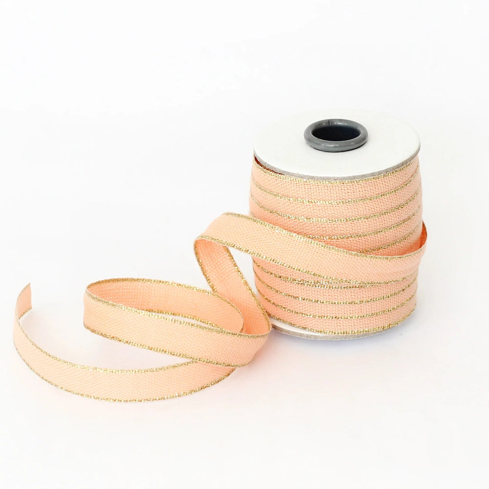 Studio Carta - Cotton Ribbon with Metallic Edging