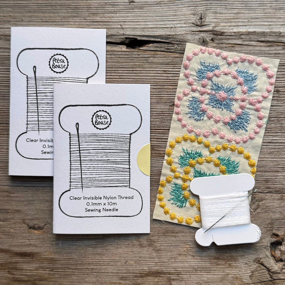 Petra Boase - Invisible Nylon Thread for Patch Sewing