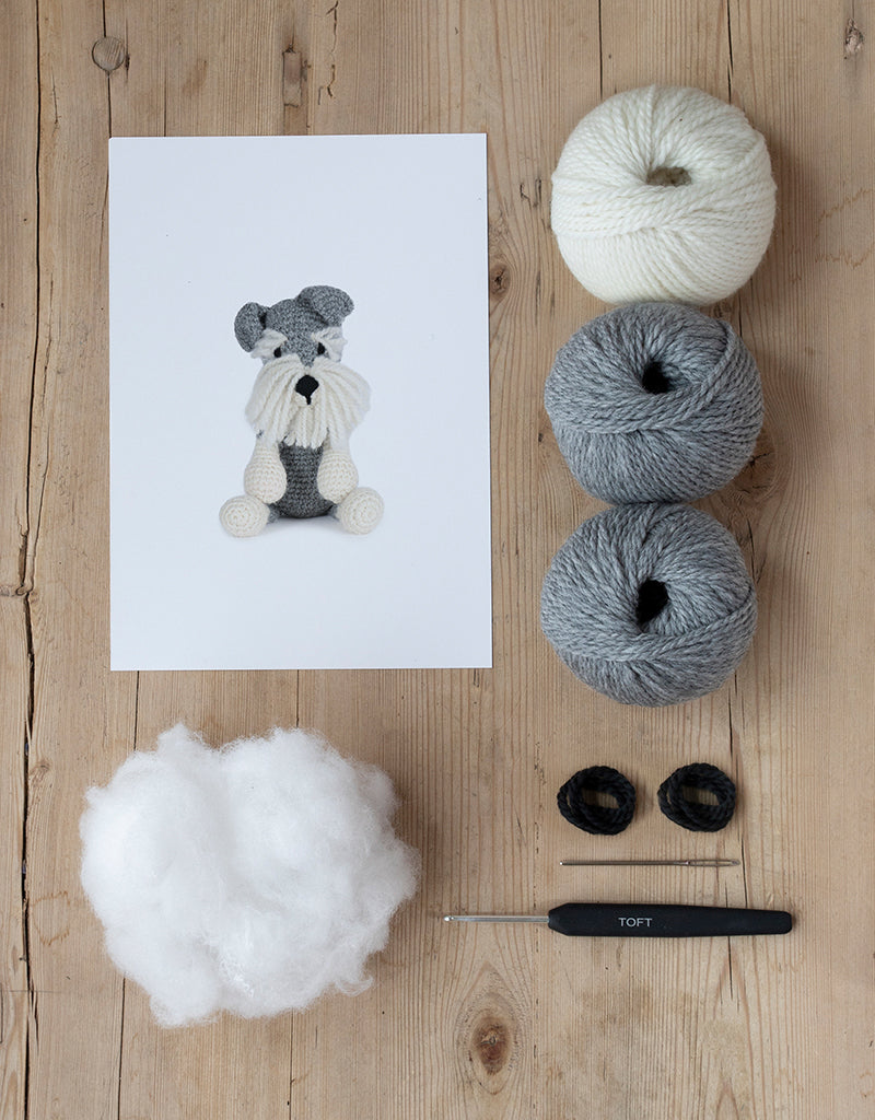 Toft - Romeo the Schnauzer Crochet Kit