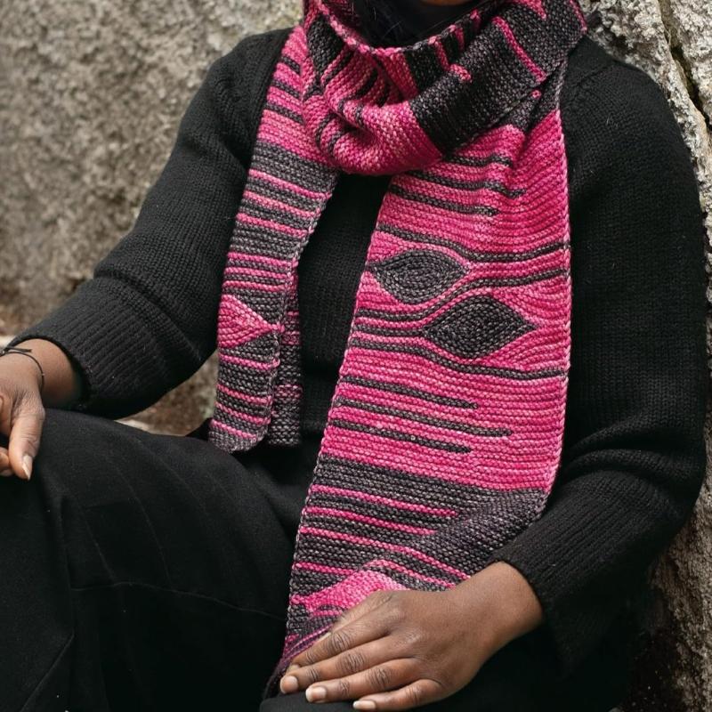 Short-Row Colourwork Knitting — Loop Knitting