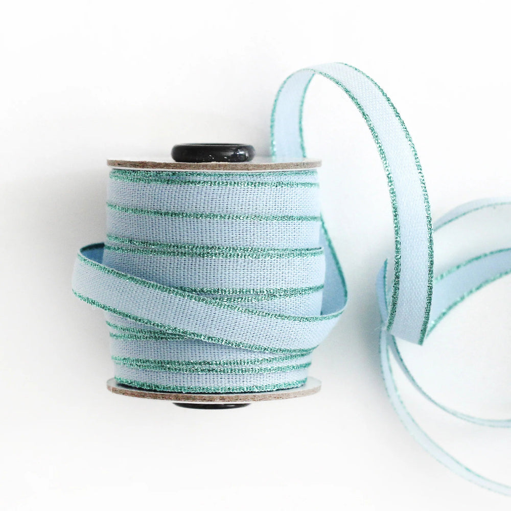 Studio Carta - Cotton Ribbon with Metallic Edging