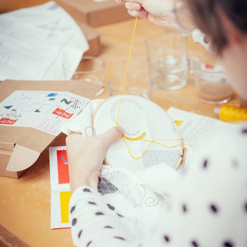 50 Stitch Embroidery Sampler Workshop by Stitch-School with Melanie Bowles