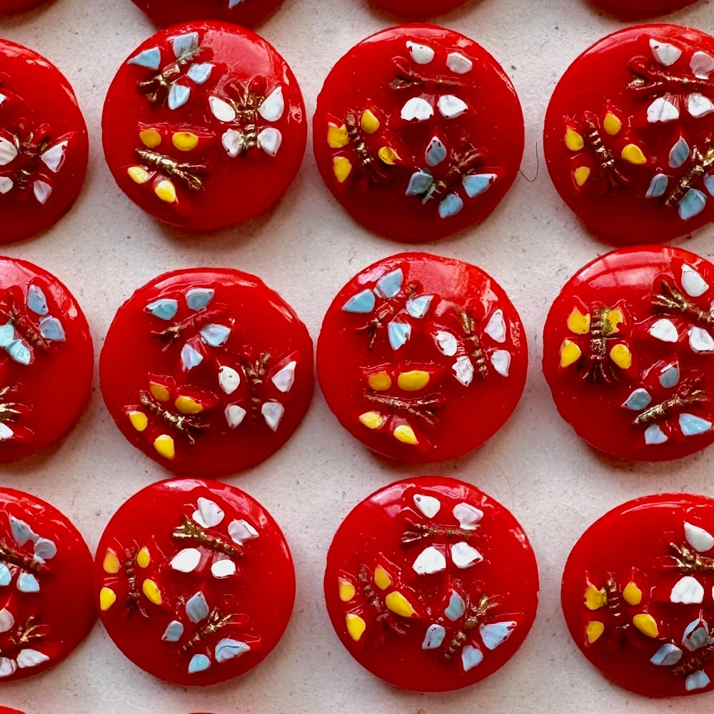 Vintage Butterfly Buttons