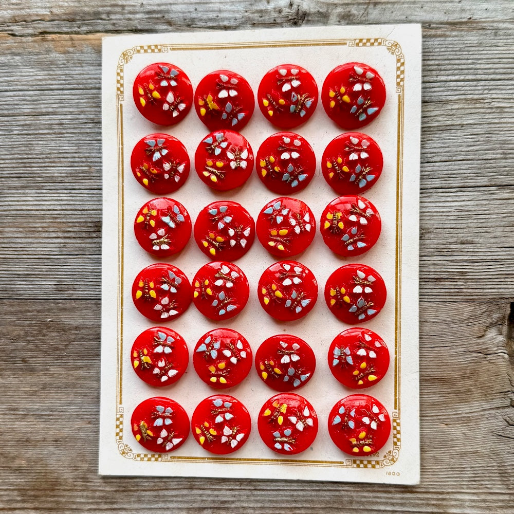 Vintage Butterfly Buttons