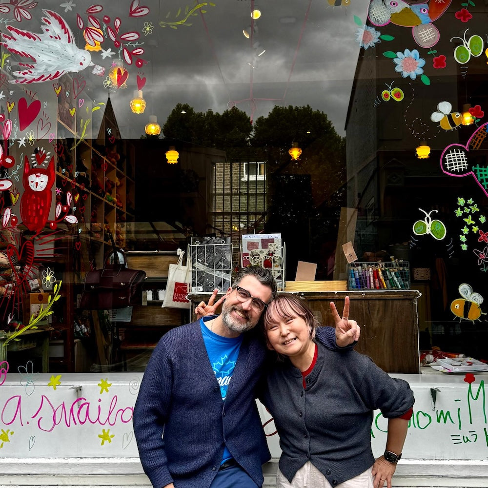 Window Painting with Tomomi Mimura ( Mimstermade) and Aitor Saraiba