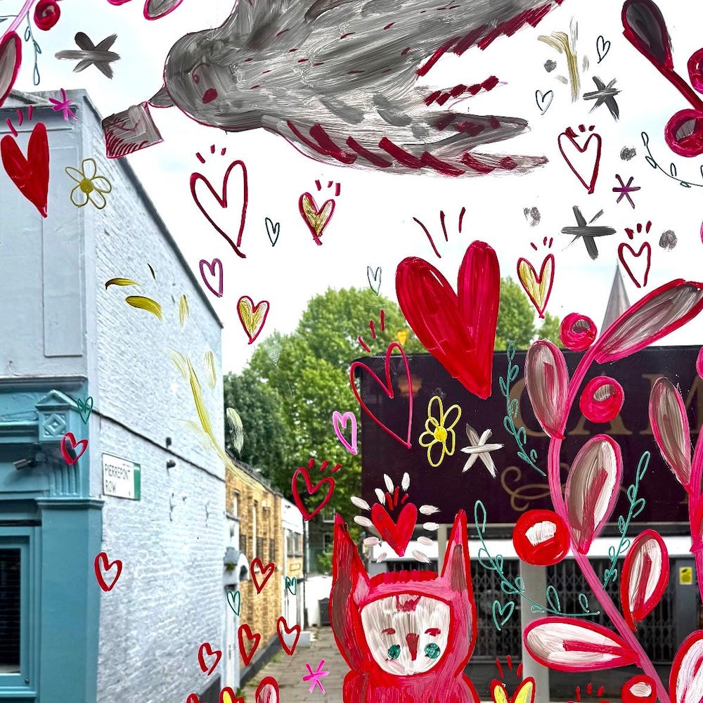 Window Painting with Tomomi Mimura ( Mimstermade) and Aitor Saraiba