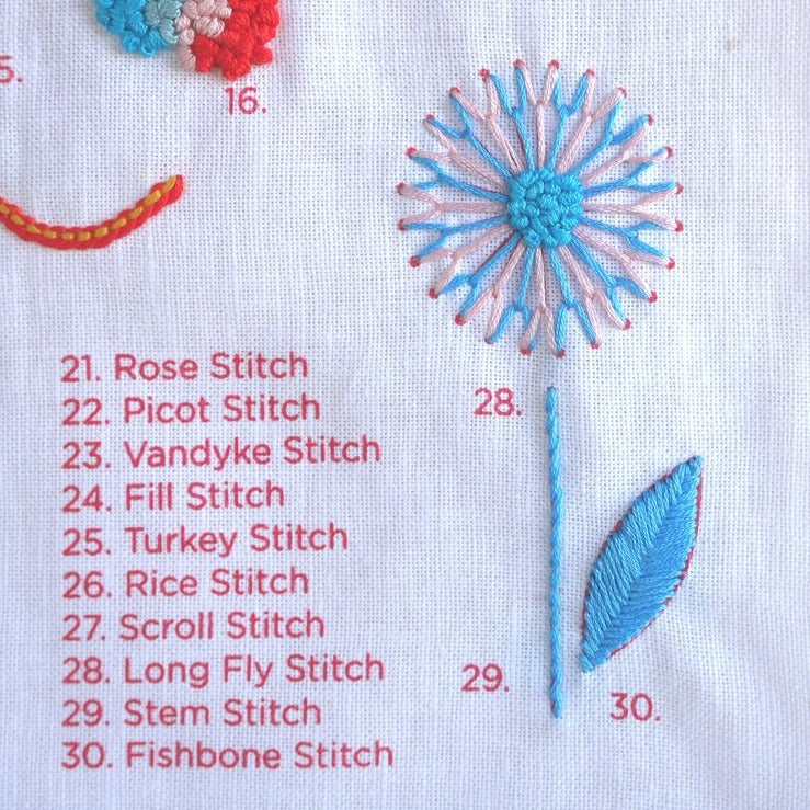 Stitch School - Homework Starter Sampler