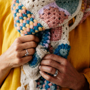 Granny Square Blanket Crochet 6 Week Course, Online class & kit, Gifts