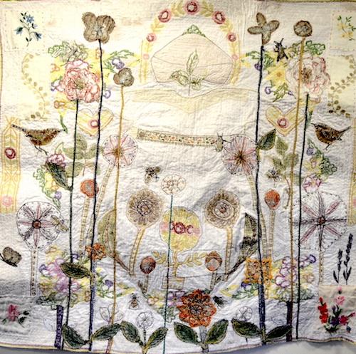 Vintage Textile Cottage Garden Workshop ZOOM - Anne Kelly